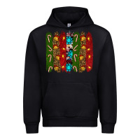 Black christmas brushstrokes Urban Hoodie - RanaPortraitStore