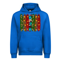 Cobalt christmas brushstrokes Urban Hoodie - RanaPortraitStore