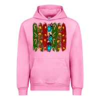 Fuchsia Pink christmas brushstrokes Urban Hoodie - RanaPortraitStore
