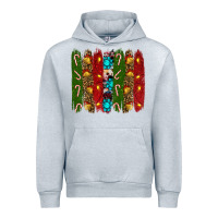 Heather Grey christmas brushstrokes Urban Hoodie - RanaPortraitStore