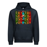 Navy christmas brushstrokes Urban Hoodie - RanaPortraitStore