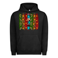 Pigment Black christmas brushstrokes Urban Hoodie - RanaPortraitStore