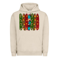 Pigment French Oak christmas brushstrokes Urban Hoodie - RanaPortraitStore