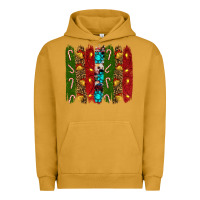 Christmas Brushstrokes Urban Hoodie | Teevron