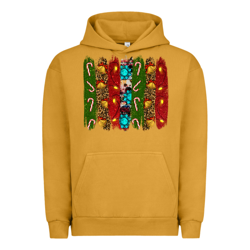 Christmas Brushstrokes Urban Hoodie by RanaPortraitStore | Teevron