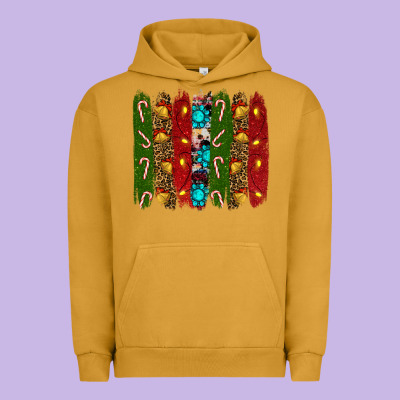 Christmas Brushstrokes Urban Hoodie Designed By Ranaportraitstore