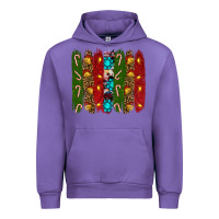 Tulip christmas brushstrokes Urban Hoodie - RanaPortraitStore