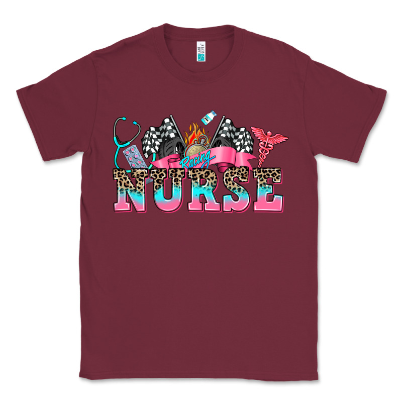Nurse With Race And Oto Equipment Classic Tee by AdoDesignShop | Teevron