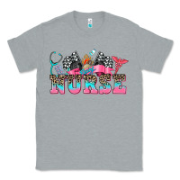 Heather Grey nurse with race and oto equipment Classic Tee - AdoDesignShop