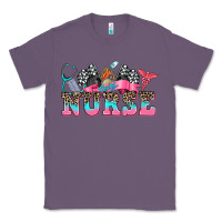 Lavender nurse with race and oto equipment Classic Tee - AdoDesignShop