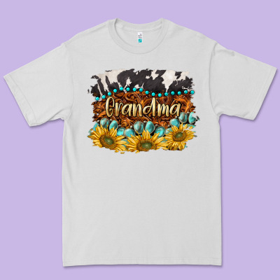 Western Grandma Premium Tee Designed By Barkaloodesign