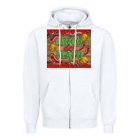White cinco de mayo Zipper Hoodie - Artiststas