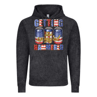Vintage Black getting star spangled hammared Vintage Hoodie - texasbilliewilder