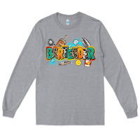 Heather Grey bartender Long Sleeve Tee - AdoDesignShop