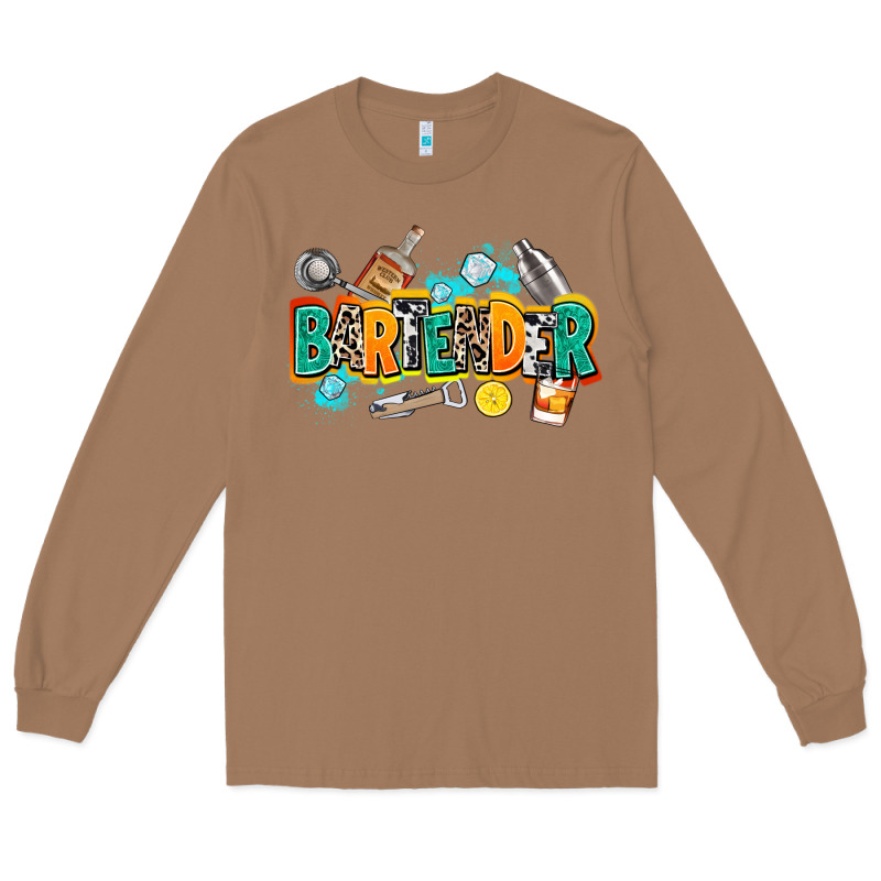 Bartender Long Sleeve Tee by AdoDesignShop | Teevron