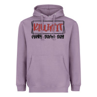Lavender killin it every damn day Heavyweight Hoodie - MaliasSmallBusiness