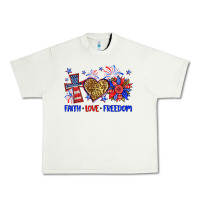 Pistachio faith love freedom Urban Heavy Tee - Neo Western