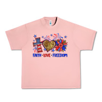 Salmon faith love freedom Urban Heavy Tee - Neo Western