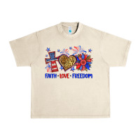 Sandshell faith love freedom Urban Heavy Tee - Neo Western