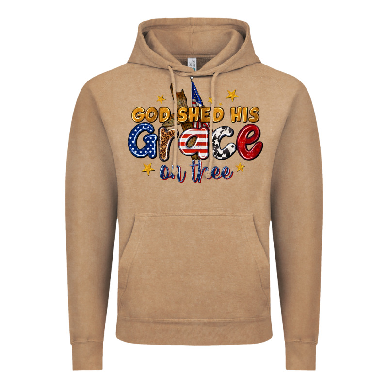 God Shed His Grace On Thee Vintage Hoodie by texasbilliewilder | Teevron