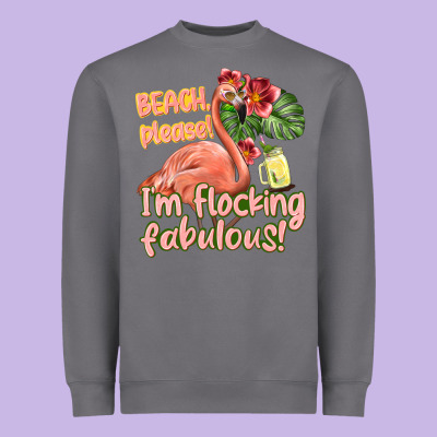Im Flocking Fabulous Heavyweight Sweatshirt Designed By Texasbilliewilder