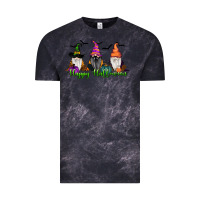 Cloud Black happy halloween gnome pumpkin Vintage Tee - RanaPortraitStore