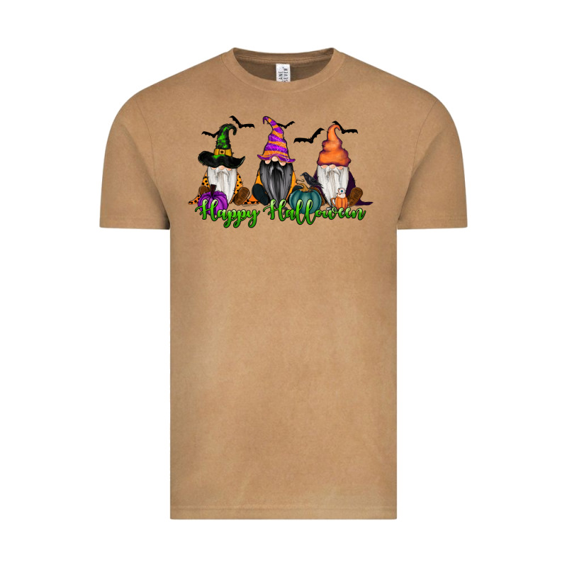 Happy Halloween Gnome Pumpkin Vintage Tee by RanaPortraitStore | Teevron