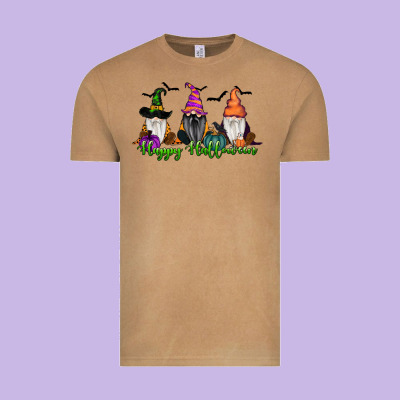 Happy Halloween Gnome Pumpkin Vintage Tee Designed By Ranaportraitstore