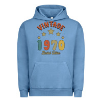 Pigment Pebble Blue Vintage 1970 Limited Edition Urban Hoodie - Bettercallsaul