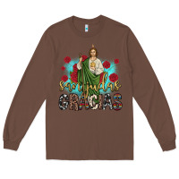 Chestnut san judas gracias Long Sleeve Tee - JahusDesignShop