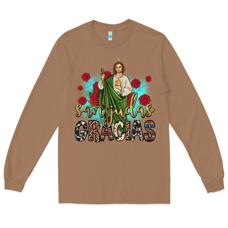 San Judas Gracias Long Sleeve Tee by JahusDesignShop | Teevron