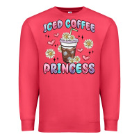 Cardinal iced coffee princess Premium Sweatshirt - MaliasSmallBusiness