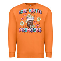 Carrot iced coffee princess Premium Sweatshirt - MaliasSmallBusiness