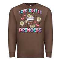 Chestnut iced coffee princess Premium Sweatshirt - MaliasSmallBusiness