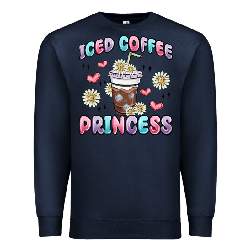Iced Coffee Princess Premium Sweatshirt by MaliasSmallBusiness | Teevron