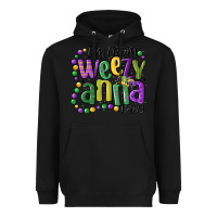 Black i'm from weezy anna baby mardi gras Heavyweight Hoodie - MaliasSmallBusiness