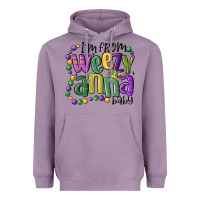 I'm From Weezy Anna Baby Mardi Gras Heavyweight Hoodie | Teevron