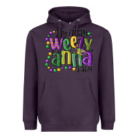 Plum i'm from weezy anna baby mardi gras Heavyweight Hoodie - MaliasSmallBusiness