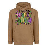 Toasted Coconut i'm from weezy anna baby mardi gras Heavyweight Hoodie - MaliasSmallBusiness