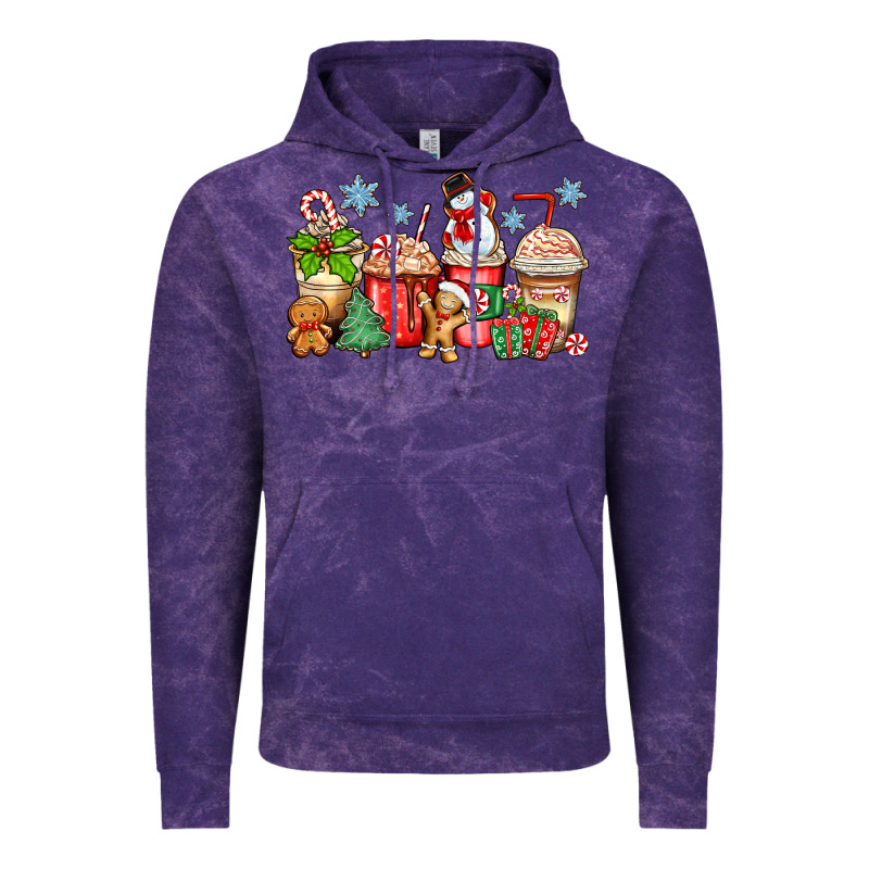 Christmas Coffee Cups Vintage Hoodie by Zillion Design Studio | Teevron