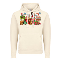 Vintage Artic christmas coffee cups Vintage Hoodie - Zillion Design Studio