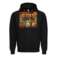Black hispanic heritage month gnomes tumbler Zipper Hoodie - BundleAndBundleShop