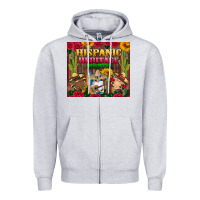 Heather Grey hispanic heritage month gnomes tumbler Zipper Hoodie - BundleAndBundleShop