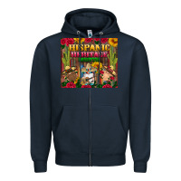 Navy hispanic heritage month gnomes tumbler Zipper Hoodie - BundleAndBundleShop