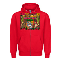 Red hispanic heritage month gnomes tumbler Zipper Hoodie - BundleAndBundleShop
