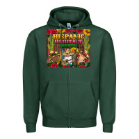 Sports Green hispanic heritage month gnomes tumbler Zipper Hoodie - BundleAndBundleShop