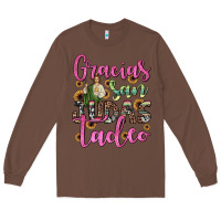 Chestnut gracias san judas tadeo Long Sleeve Tee - JahusDesignShop