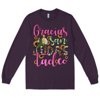 Plum gracias san judas tadeo Long Sleeve Tee - JahusDesignShop