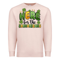 Here For The Shenanigans Premium Sweatshirt | Teevron