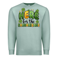Seafoam here for the shenanigans Premium Sweatshirt - MaliasSmallBusiness